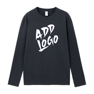 Camiseta de manga larga extragrande personalizada 100% algodón transpirable y protección solar - Product Image 4