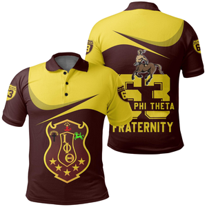 เสื้อโปโลสำหรับผู้ชาย iota phi theta เสื้อเชิ๊ตผู้ชายเสื้อเชิ๊ตผู้ชายเสื้อเชิ๊ตแขนยาวผ้าคอตตอนแบบปักลายแบบ1963สมาคมกรีกเสื้อเชิ๊ตระดับพรีเมียมลาย Ivy League - Product Image 3