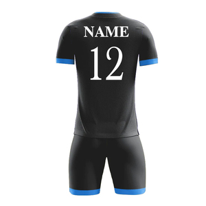 Ensemble de maillot et short de football personnalisé, kit de football en polyester sublimé de haute qualité pour adultes, uniforme respirant à séchage rapide - Product Image 6