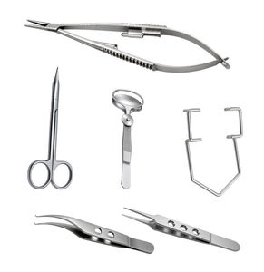 Ensemble d'instruments ophtalmiques de qualité supérieure, instruments chirurgicaux en acier inoxydable pour microchirurgie oculaire, fabricant OEM personnalisé - Product Image 1