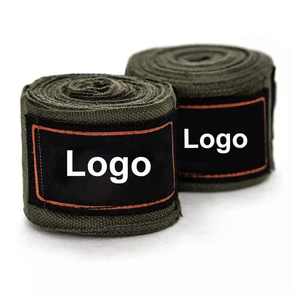 100% enveloppes de main de boxe de Style professionnel en tissu de coton de haute qualité avec utilisation imprimée de Logo personnalisé pour la protection - Product Image 1