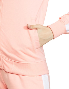 Haute qualité femmes hiver à capuche solide survêtement taille sur mesure OEM Logo doux respirant tissu nouveauté cordon élastique - Product Image 2