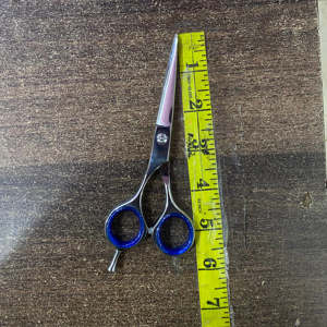 Tijeras de Peluquería para Diestros, Hoja Recta, Punta Afilada, Acero Inoxidable, Ligeras, Mango Mediano, Tijeras para Cortar el Cabello - Product Image 4