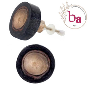 Tirador de madera de resina negra épica, cuerno de hueso para cocina, dormitorio, sala de estar al aire libre, cajones de Villa, armarios, uso de armario - Product Image 1