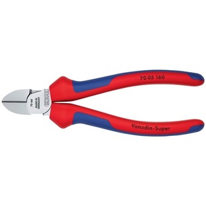 For 160mm Metric Side Cutters with Chrome-Plated Head and Soft Grip Plastic Handles Industrial Grade Cutting <b>Pliers</b> - Product Image 3