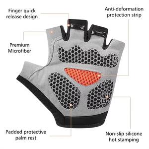 Gants de vélo d'entraînement de fitness, demi-doigts, légers, rembourrés, antichocs, pour la conduite en plein air, gants de vélo de montagne à vendre - Product Image 3