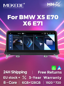 MEKEDE EU STOCK Mnx Autoradio Android Stéréo USB MP3 Écran 8 cœurs 4G Wifi FM pour BMW X5 E70/X6 E71 2007 2008 2010 2011 <span class=keywords><strong>2012</strong></span> - Product Image 3