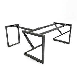 Pieds de meubles en forme de L de style industriel 160x150cm pour chaises de salle à manger d'hôpital et de cuisine HCKC017 - Product Image 2