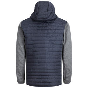 Chaqueta de fabricante de ropa para hombre con logotipo personalizado invierno cálido cremallera deportes Casual con capucha Puffer acolchado prendas de vestir chaquetas para hombres - Product Image 5
