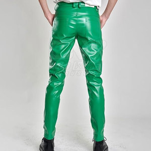 Bas prix Pantalons en cuir pour hommes Vêtements de mode Pantalons en cuir pour hommes Pantalons en cuir respirants pour hommes en vente en ligne - Product Image 2
