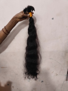 12A 100% Natural Cabello Humano Paquete Indio Proveedor, Venta Al Por Mayor Virgen Sin Procesar Crudo Cutícula Alineada Sin Trama Paquetes de Cabello - Product Image 5