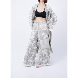 Women Full Length Kimono Contemporary Long Open Wear With Graceful Movement And Easy Fit For Casual Fashion Styling - Product Image 6