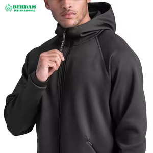 Sweat-shirts à capuche unisexes sur mesure respirants avec fermeture éclair - 100% coton molletonné/éponge française léger à séchage rapide coupe classique vente en gros - Product Image 5