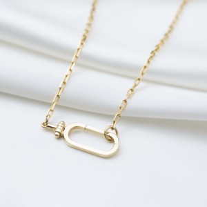 Nuevo Collar de Plata de Ley 925 Hecho a Mano en Turquía con Diseño de Cierre Chapado en Oro y Rodio, Moderno y a la Moda, Venta al por Mayor para Mujeres - Product Image 2
