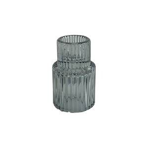 2.75 Art Deco Taper Candle Holder - (Various Colors) - Product Image 3