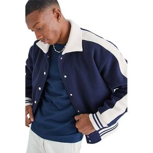 Nouveaux hommes porter panneau conception hivers vente chaude tenue décontractée veste matériau chaud 300 Gsm poids lourd hommes vestes - Product Image 5