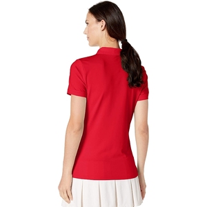 <b>women</b> <b>polo</b> shirts heavy weight cotton short sleeve lapel collar <b>tshirts</b> relaxed fit solid color custom logo streetwear - Product Image 4