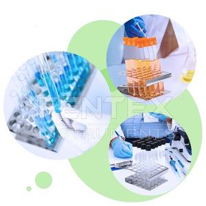 Support de tubes à essai en acier inoxydable à 25 trous, en forme de Z, adapté aux tubes de diamètre 16mm - Product Image 4