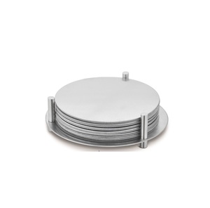 Posavasos de metal personalizado hecho a mano con acabado dorado para Decoración de mesa de hogar y boda a precio mayorista - Product Image 3