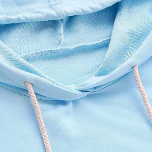 High Quality Custom Made Teen <b>Girls</b> Casual Long Sleeve Crop <b>Hoodies</b> Pullover Tops Hooded <b>Sweatshirts</b> Trendy Design Classic 2024 - Product Image 3