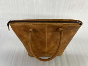 Bolso de Mano de Cuero Genuino de Gran Capacidad para Mujer, Estilo Ejecutivo, Vintage, de Alta Calidad, con Cierre de Cremallera Única - Product Image 6
