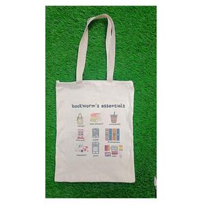 ถุงผ้าแคนวาสผ้าใบออร์แกนิกรีไซเคิลได้หรูหราขนาดสั่งทำสำหรับชายหาดและร้านขายของชำ - Product Image 5