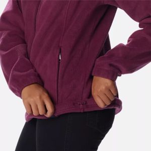 Vestes zippées en polaire personnalisées avec impression intégrale, manteau ample pour femmes, style streetwear, veste pour femmes avec poches - Product Image 2