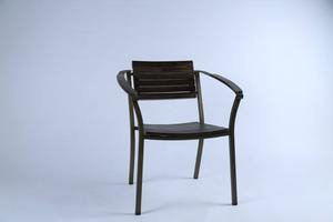 Silla de comedor de madera de estilo rústico moderno con respaldo de tela de peluche para el hogar, oficina, escuela, Hotel, restaurante, cafeterías Nórdicas - Product Image 3