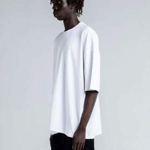 9.0oz Garment Dye Designer T-Shirt Luxury Blank Heavy Cotton Custom Big And Tall <b>Tee</b> Shirt <b>White</b> Color Blank Men <b>Tee</b> T Shirts - Product Image 5