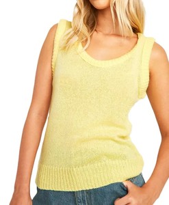 Nuevo diseño personalizado su propio diseño camiseta sin mangas para mujer precio barato Color amarillo claro sin mangas uso al aire libre ropa informal - Product Image 4