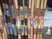 Juguete de madera de teca o eucalipto, hecho en Bali, Japón, instrumento musical original