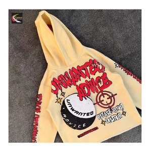 Own Logo Triple High Waist <b>Patch</b> Sweatpants and Hoodie with Trendy Embroidery Zipper Hooded Collar Tracksuit Set - Product Image 2