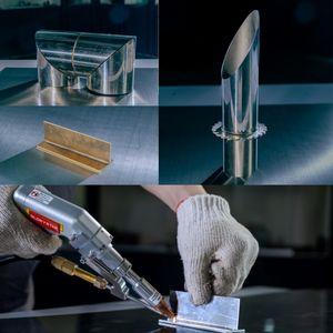 آلة لحام بالليزر الليفي المحمولة باليد من سلسلة AHW من Glorystar، تبريد هوائي، 3000 واط، لحام عالي السرعة، سعر المصنع الصناعي - Product Image 3