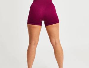 Shorts Deportivos de Cintura Alta para Mujer, Sin Costuras, para Yoga, Gimnasio, Ropa Deportiva, Compresión Elástica Suave, Pantalones Deportivos - Product Image 4