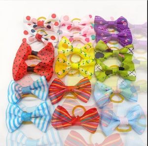 Perro Bwos venta al por mayor de calidad superior moderno encantador diseñado multicolor algodón espuma elástica mascota perro pelo lazos diseños personalizados - Product Image 4