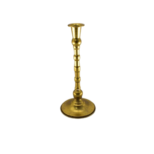 เชิงเทียนฐานไม้สีเงินสีทองหรูหราพร้อมเชิงเทียนและขวดโหลสีเงินสีทอง - Product Image 1