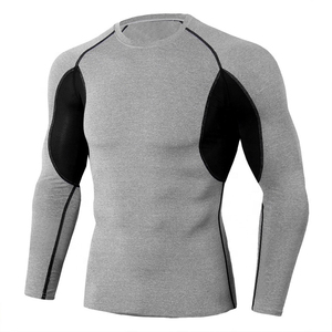 Personnalisez votre propre logo Impression numérique Manches complètes Polyester/Nylon à séchage rapide de haute qualité Rash Guard pour hommes Quantité en vrac à vendre - Product Image 4