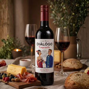 Dialogo - Vino Rosso Secco 100% Tempranillo 11% ABV Vino Rosso Spagnolo 750ml - Product Image 2