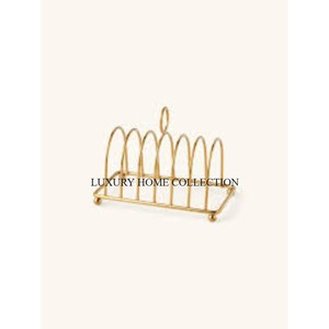 Classy looking sophisticated design metal toast racks with handmade intricate finishing for a charming dining experience - Product Image 1