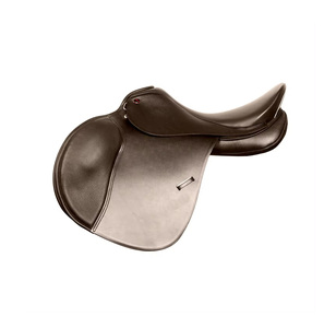 Selle de saut anglaise la plus vendue en Inde, faite à la main en cuir marron foncé, prix de gros pour l'équitation - Product Image 1
