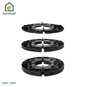 Sunsbuild Heavy Duty 10mm Fixed Height Plastic Pedestals for Deck Joist Support Outdoor Decking and Landscaping Project - Product Image 3