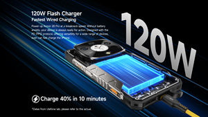 Téléphone robuste Ulefone Armor 28 Pro 5G, Dimensity 7300, 6,67'' AMOLED, 16+512 Go, 10600 mAh, 64 MP, vision nocturne, Android 15, charge rapide 120 W - Product Image 5