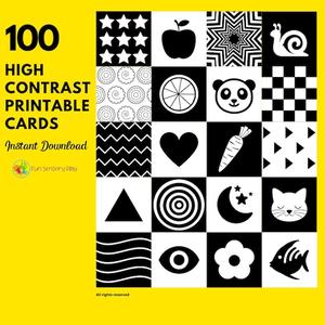 Tarjetas de Memoria Montessori de Alto Contraste para Bebés, Venta al Por Mayor Directa de Fábrica, Impresión Personalizada Premium en Material Rígido - Product Image 3