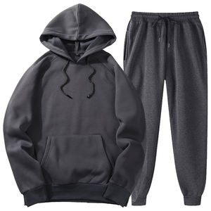 Chándal deportivo personalizado de alta calidad para hombre, 2 piezas, gimnasio, Jogging, cremallera completa, transpirable, Polar, Terry, talla grande, maternidad - Product Image 4