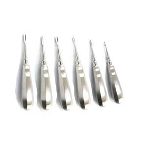 6 Elevadores Dentales de Raíz, Cirugía Oral, PDL, Luxación de Dientes, SURGINEXA, INSTRUMENTOS QUIRÚRGICOS, Acero Inoxidable Ajustable - Product Image 6