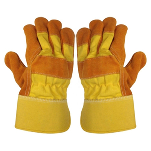 ถุงมือทำงาน707ถุงมือป้องกันมือแรงงานถุงมือหนังสำหรับงานก่อสร้างถุงมือทำงานกันลื่นกันน้ำ - Product Image 5