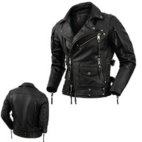 Erkekler İçin Özel Renkli Slim Fit Kışlık Kruvaze Deri Motosiklet Ceketi Dik Yaka Ön Logolu Su Geçirmez