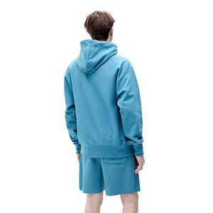 Vente en gros de survêtements haut de gamme Ensembles de survêtements à capuche en polaire pour hommes lourds Ensembles courts 2026 - Product Image 2