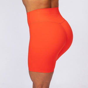 Fournisseur d'usine Shorts de sport de yoga pour femmes, shorts de yoga d'entraînement de taille haute de fitness - Product Image 3