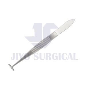 Fórceps de fijación verde Instrumento quirúrgico de acero inoxidable de alta precisión para sujeción y fijación de tejidos 10cm 5mm sin bloqueo - Product Image 3